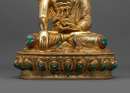 Buddha Shakyamuni Sculpture | Handmade Statue for Spiritual Practice