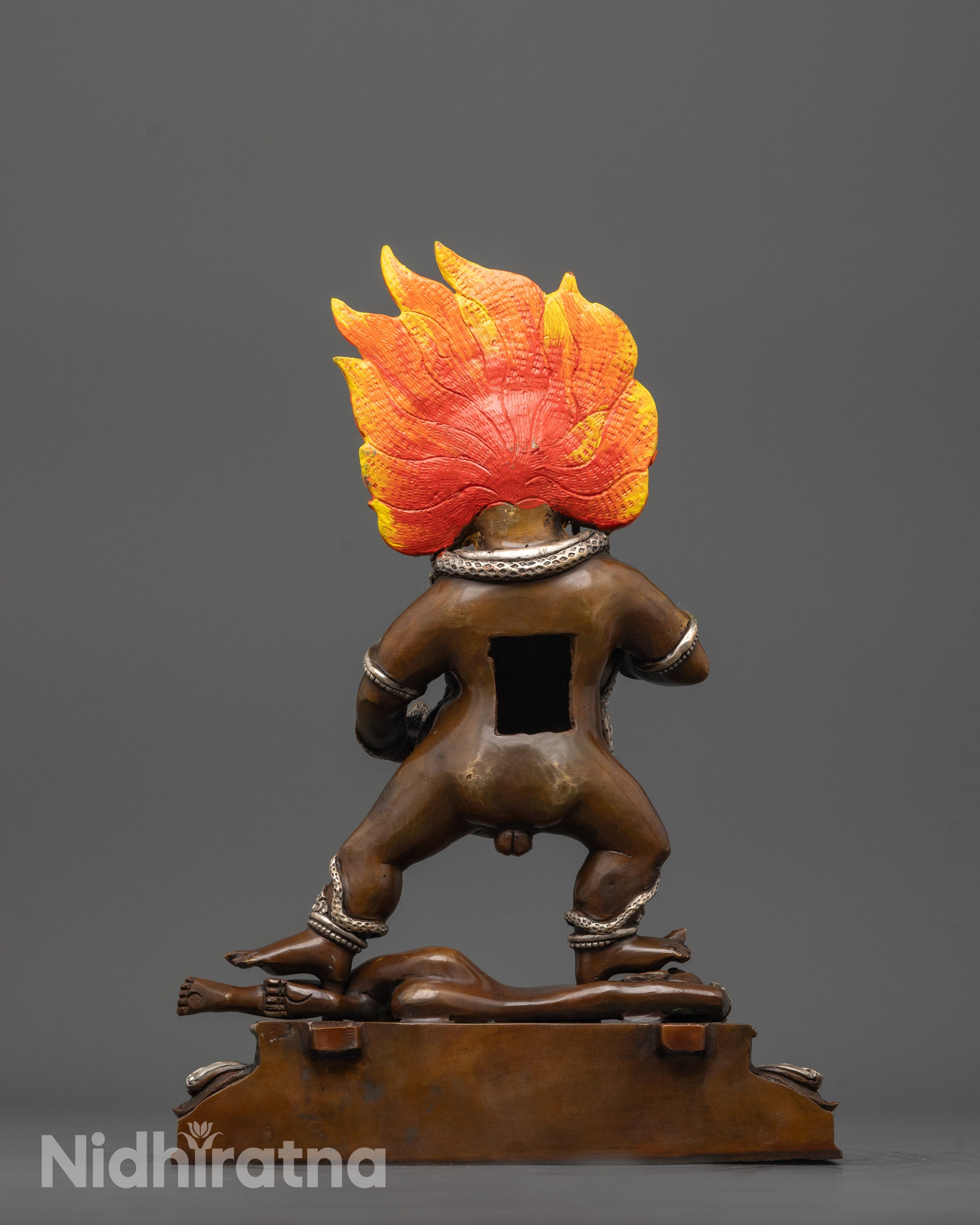 Black Dzambhala Statue | Authentic Handmade Spiritual Sculpture