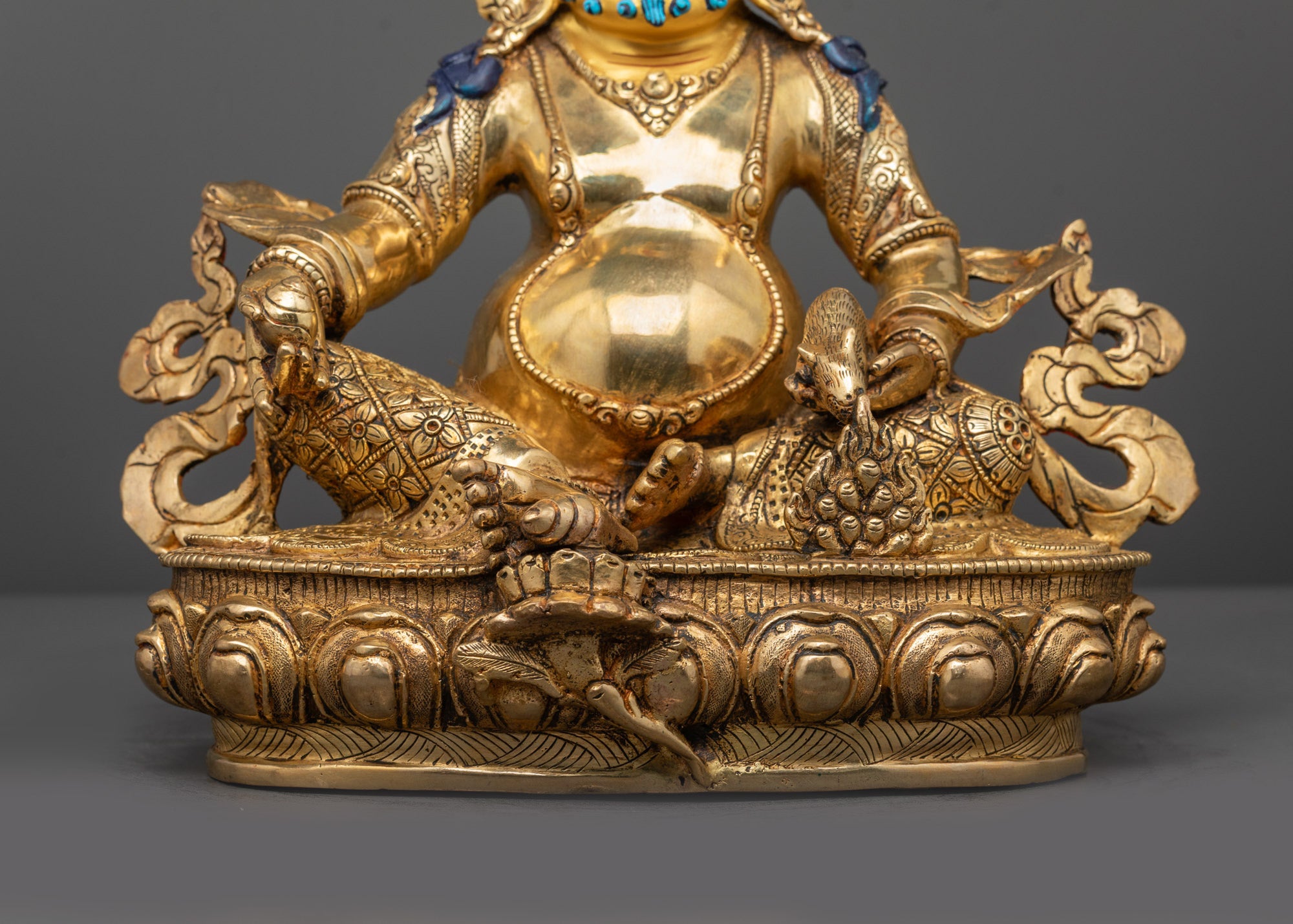 Nepal Artisan Dzambhala Statue | Symbol of Wealth, Luck & Abundance
