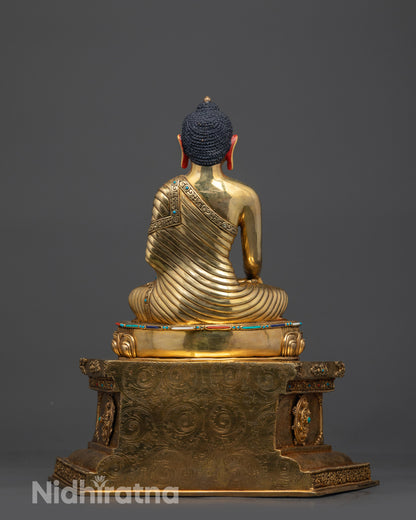 Meditating Shakyamuni Buddha Statue | Himalayan Sacred Artwork