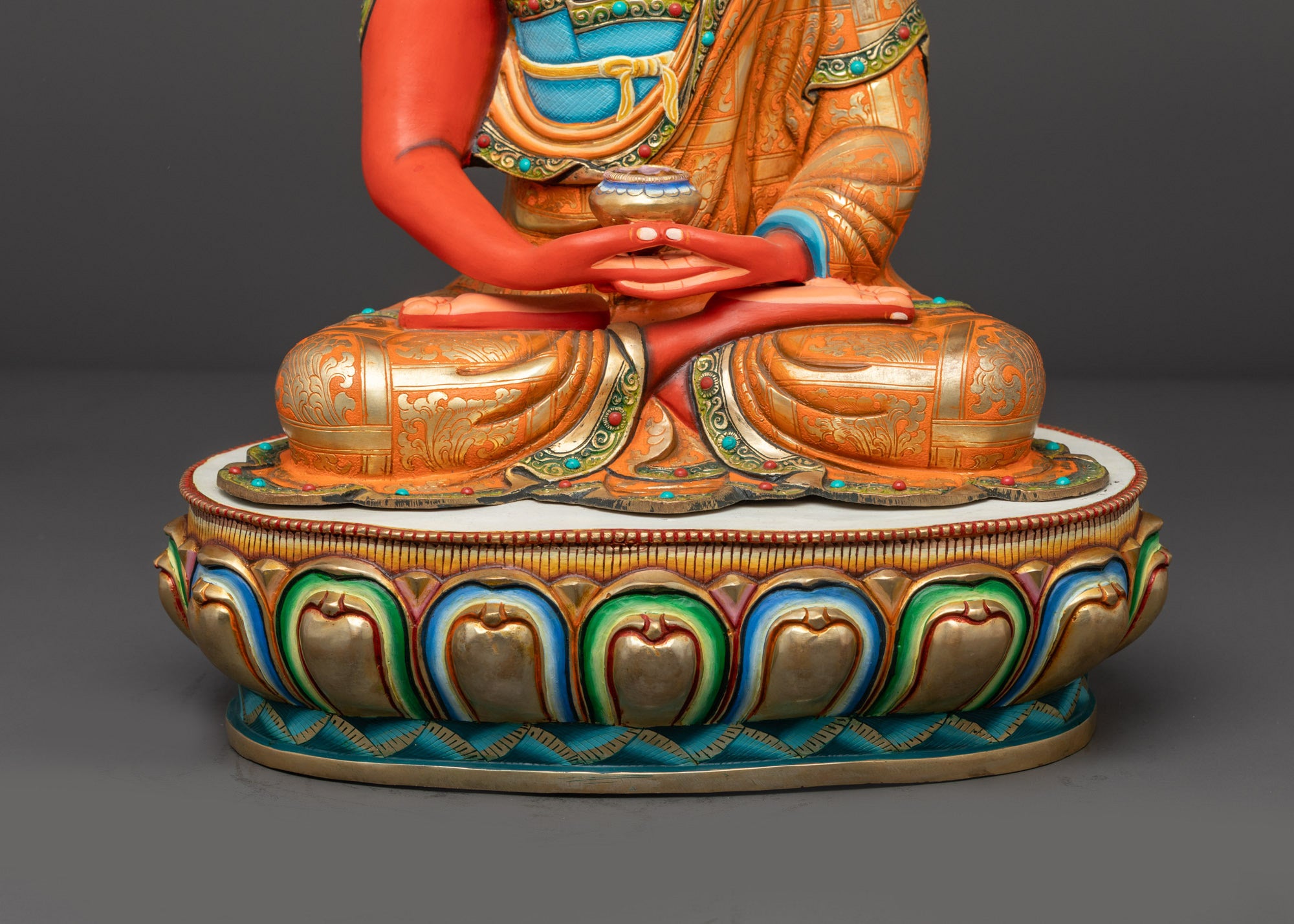 Spiritual Amitabha Buddha Statue | Nepalese for Pure Land Devotion