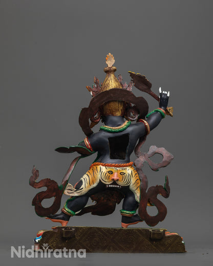 Wrathful Colored Manjushri Statue | Himalayan Sacred Art