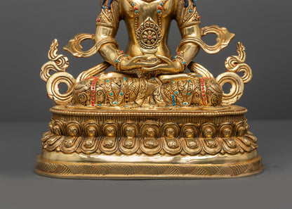 Nepalese Vairocana Buddha Statue | Spiritual Energy & Divine Blessings