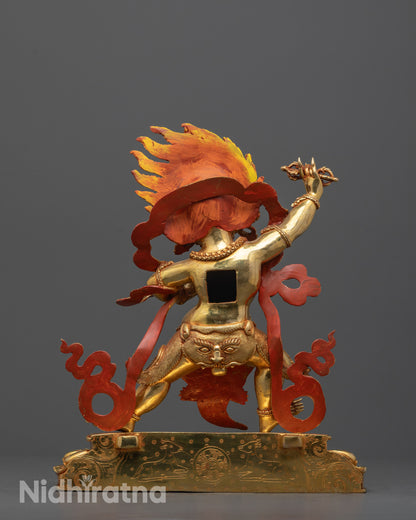 Chana Dorje Vajrapani Statue | Handmade Art of Fierce Protector