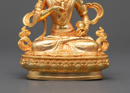 Machine-Crafted Vajrasattva Statue | Devotional Sculpture for Altar