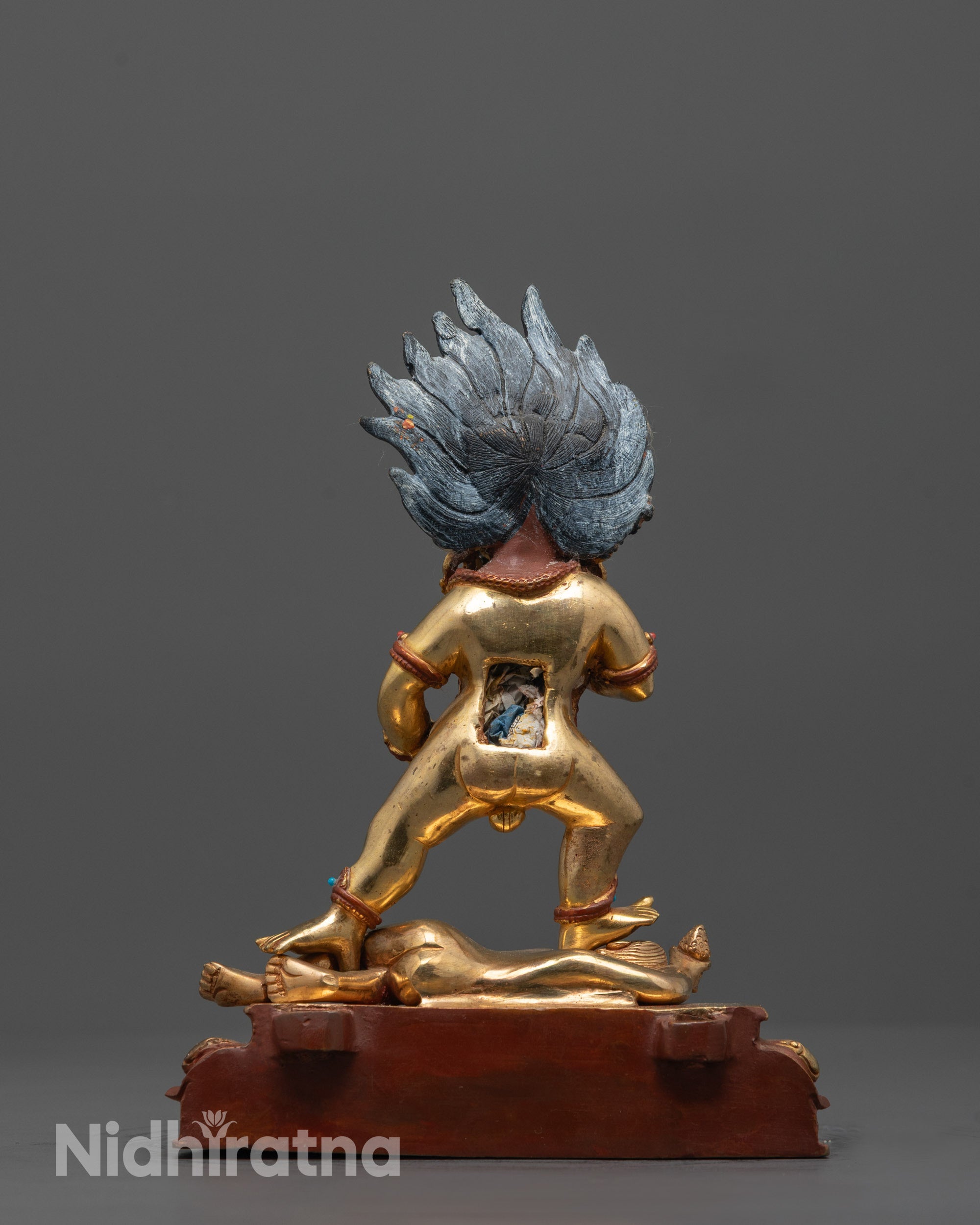 Black Dzambhala Statue | Buddhist Prosperity Protector