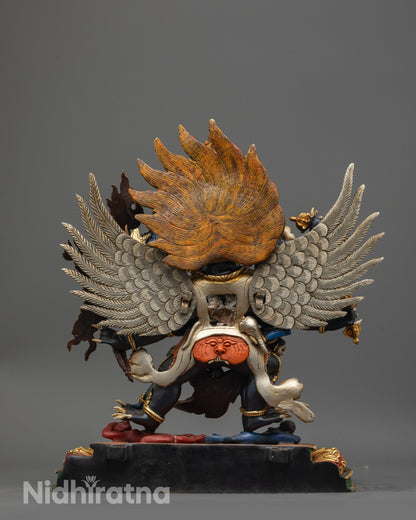 Divine Vajrakilaya Yab-Yum Statue | Tibetan Buddhist Ritual Artwork