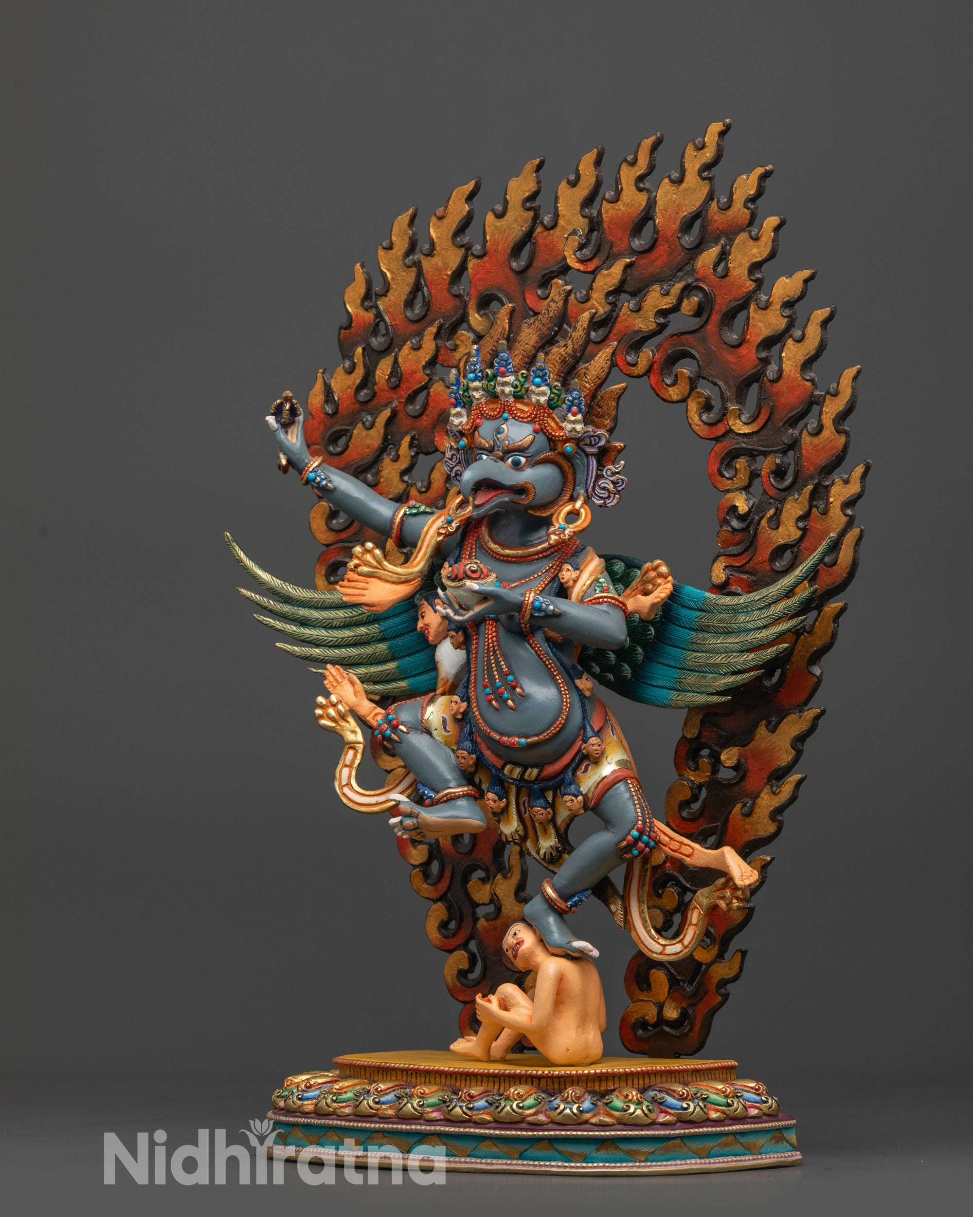 Handcrafted Garuda Statue | Exquisite Nepalese Lost Wax Artwotk