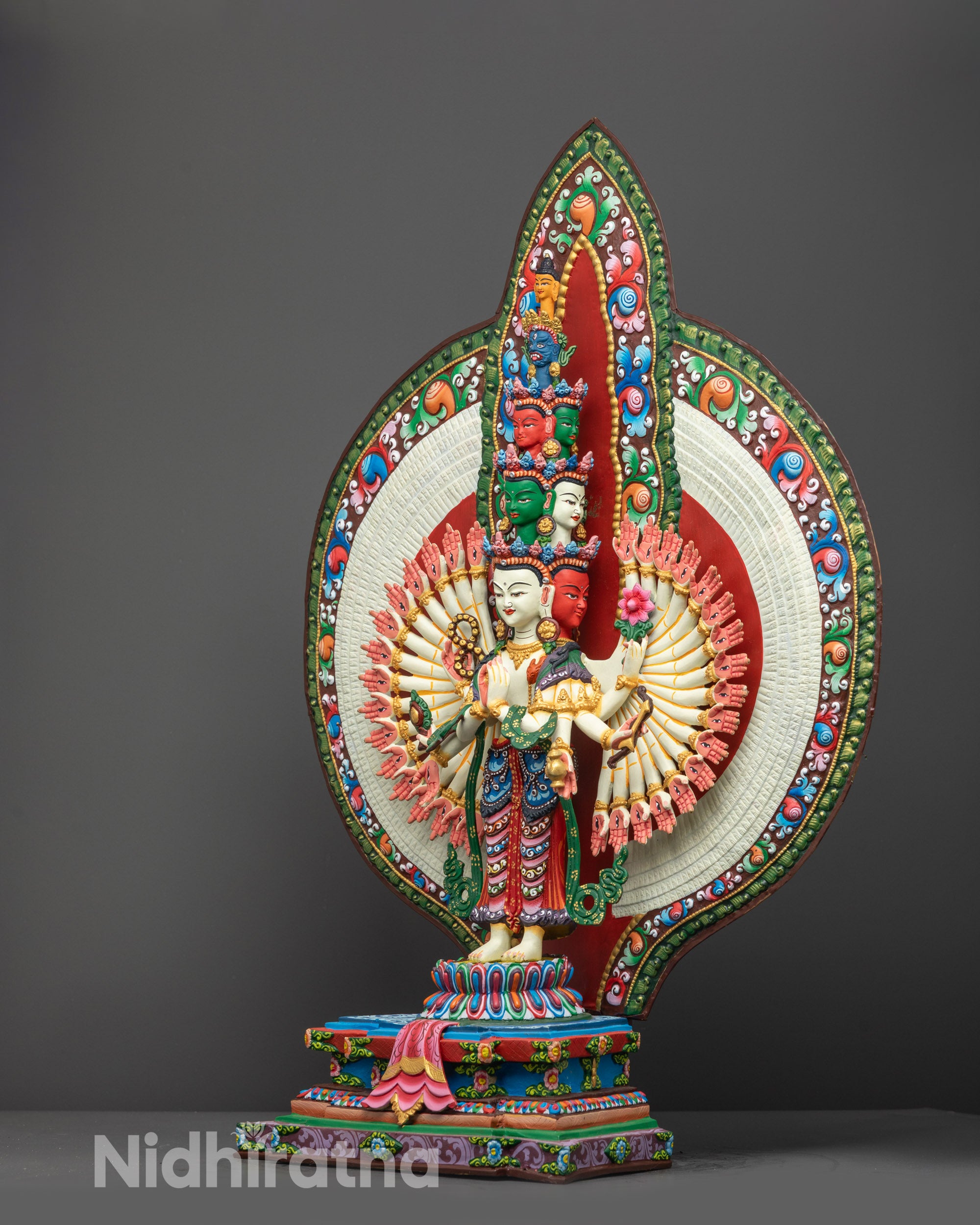 The 1000-Armed Chenrezig Statue | Himalayan Buddhism Artwork