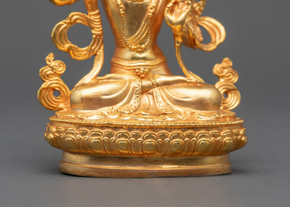 Sacred Manjushri Statue | Wisdom Deity for Meditation