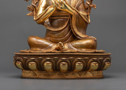 Handcrafted Nyamme Sherab Gyaltsen Statue | Tibetan Buddhist Sculpture