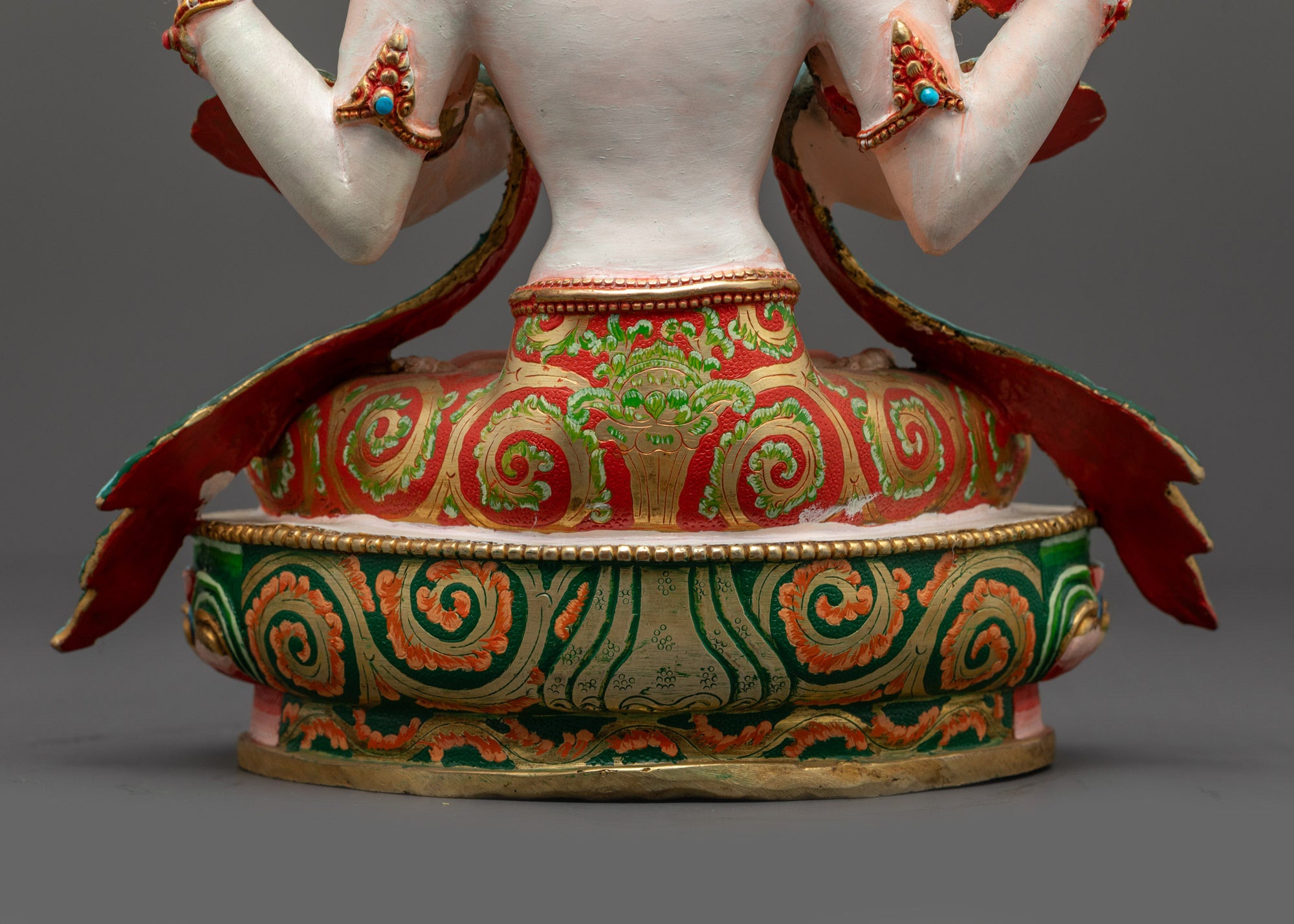 Four-Armed Avalokiteshvara Statue | Detailed Handmade Himalayan Statue