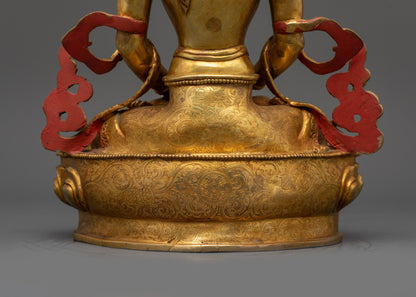 Buy Lord of Long Life Amitayus Statue | Nepalese Handcrafted Statue
