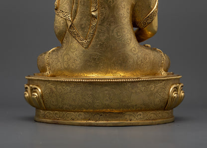 Pure Land Amida Buddha Statue | Handcrafted Eternal Light Buddha Idol