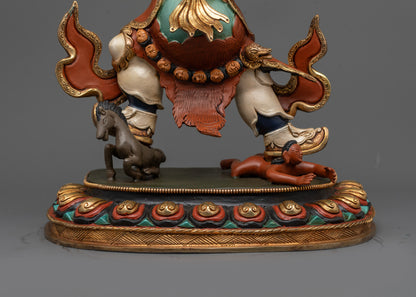 Chamsing Begtsen Chen Statue | Handcrafted Tibetan Protector Deity