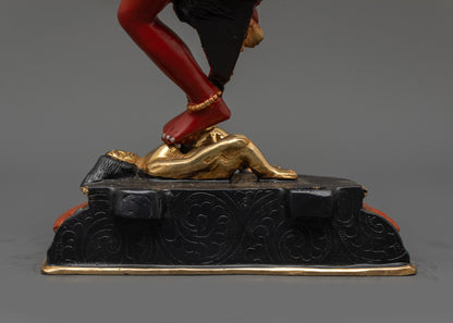 Traditionally Crafted Red Colored Kurukulla Statue For Sale
