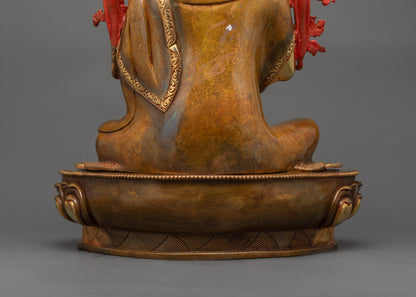 Handcrafted Nyamme Sherab Gyaltsen Statue | Tibetan Buddhist Sculpture