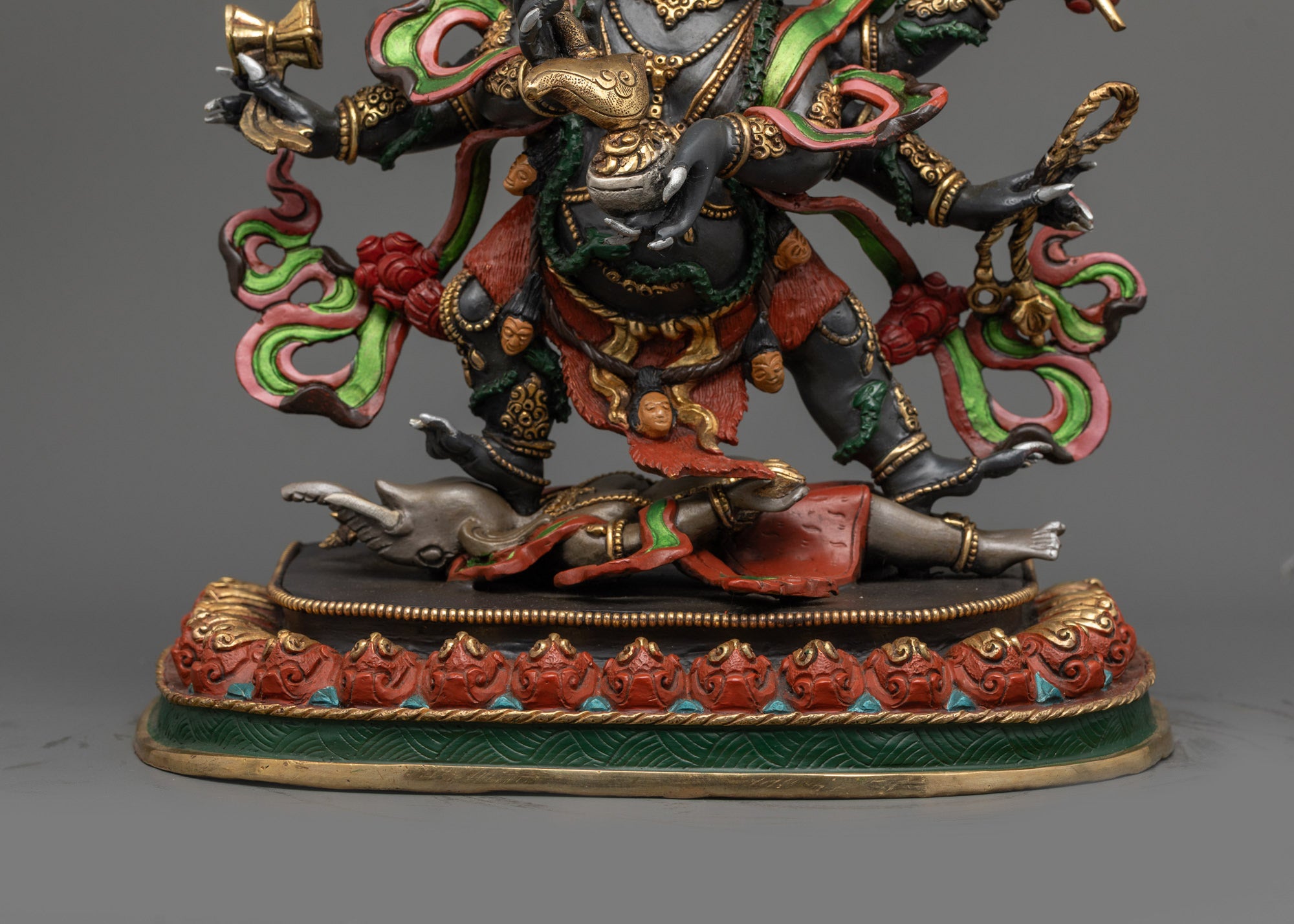 Shop Nepalese Six-Armed Mahakala (Shadbhuja Mahakala) Statue