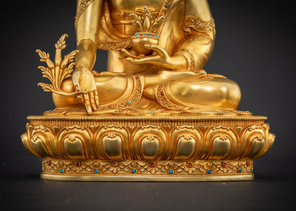 Handmade Medicine Buddha Statue: A Treasure of Healing Energy