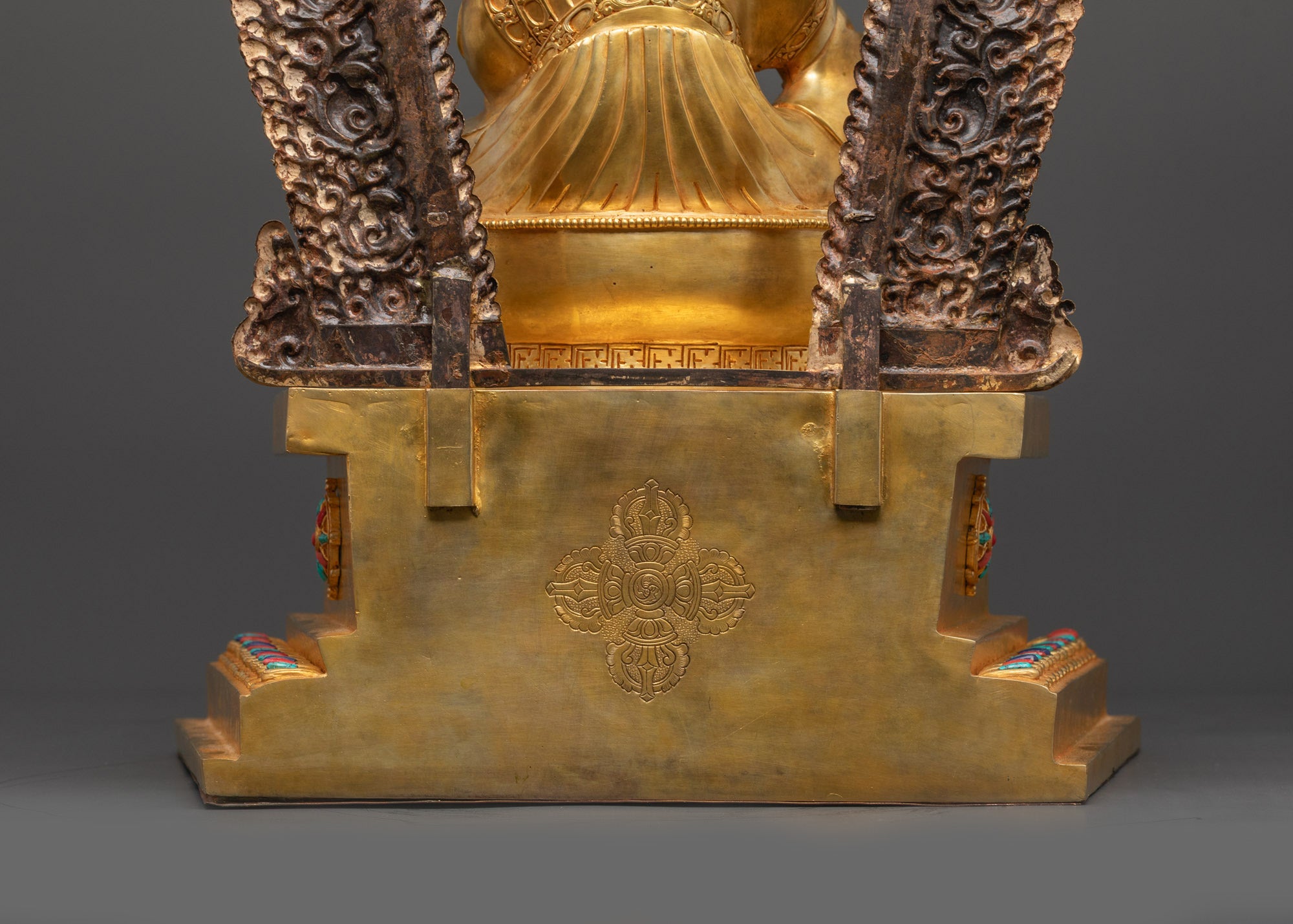 Majestic Statue of Guru Rinpoche | Handmade Nepalese Artwork