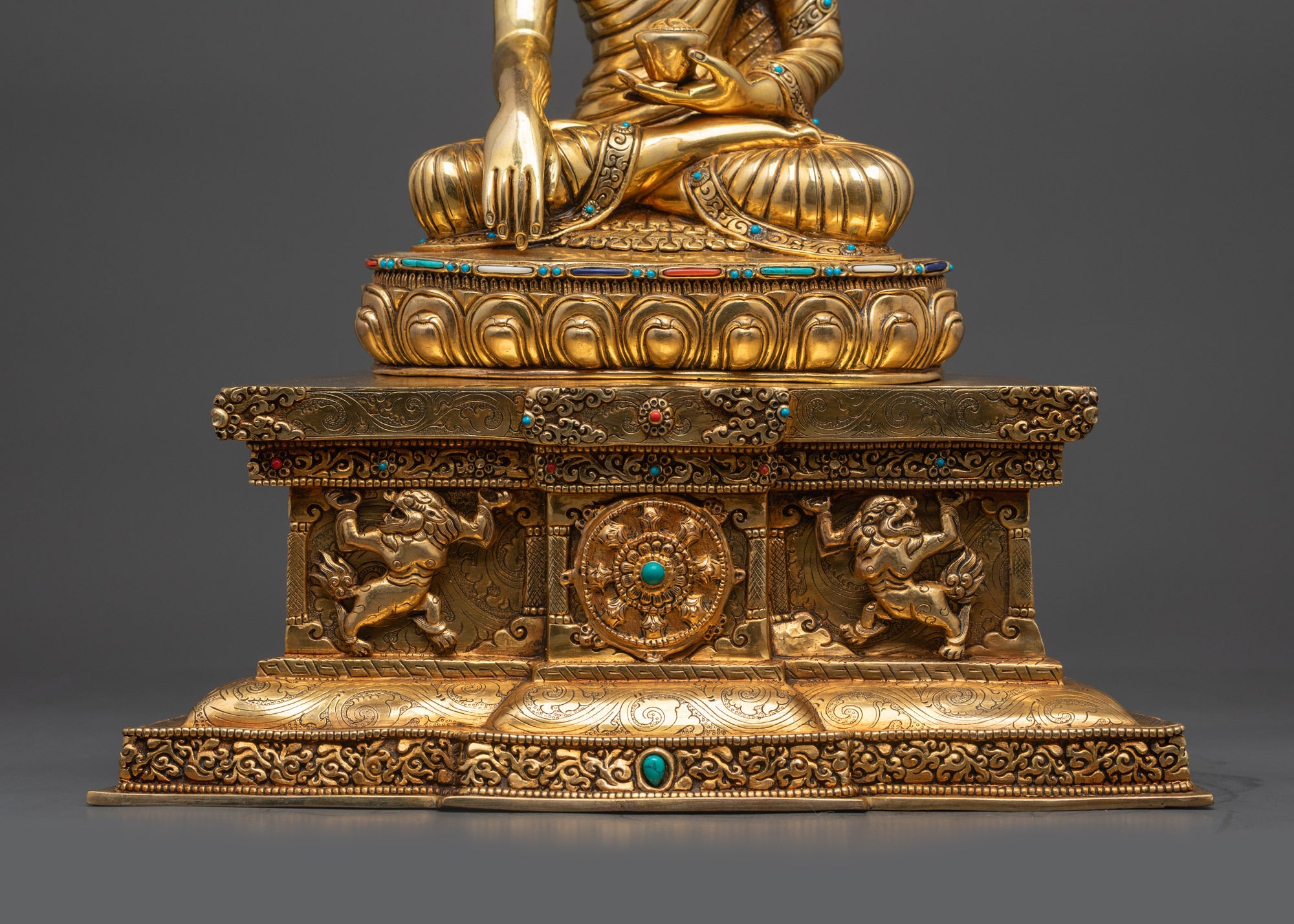 Meditating Shakyamuni Buddha Statue | Himalayan Sacred Artwork