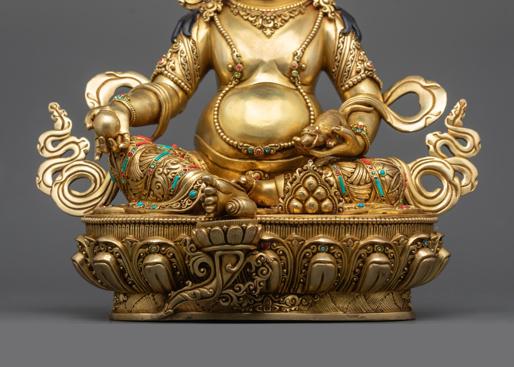 Premium Dzambhala Statue | Fortune Buddhist Figurine