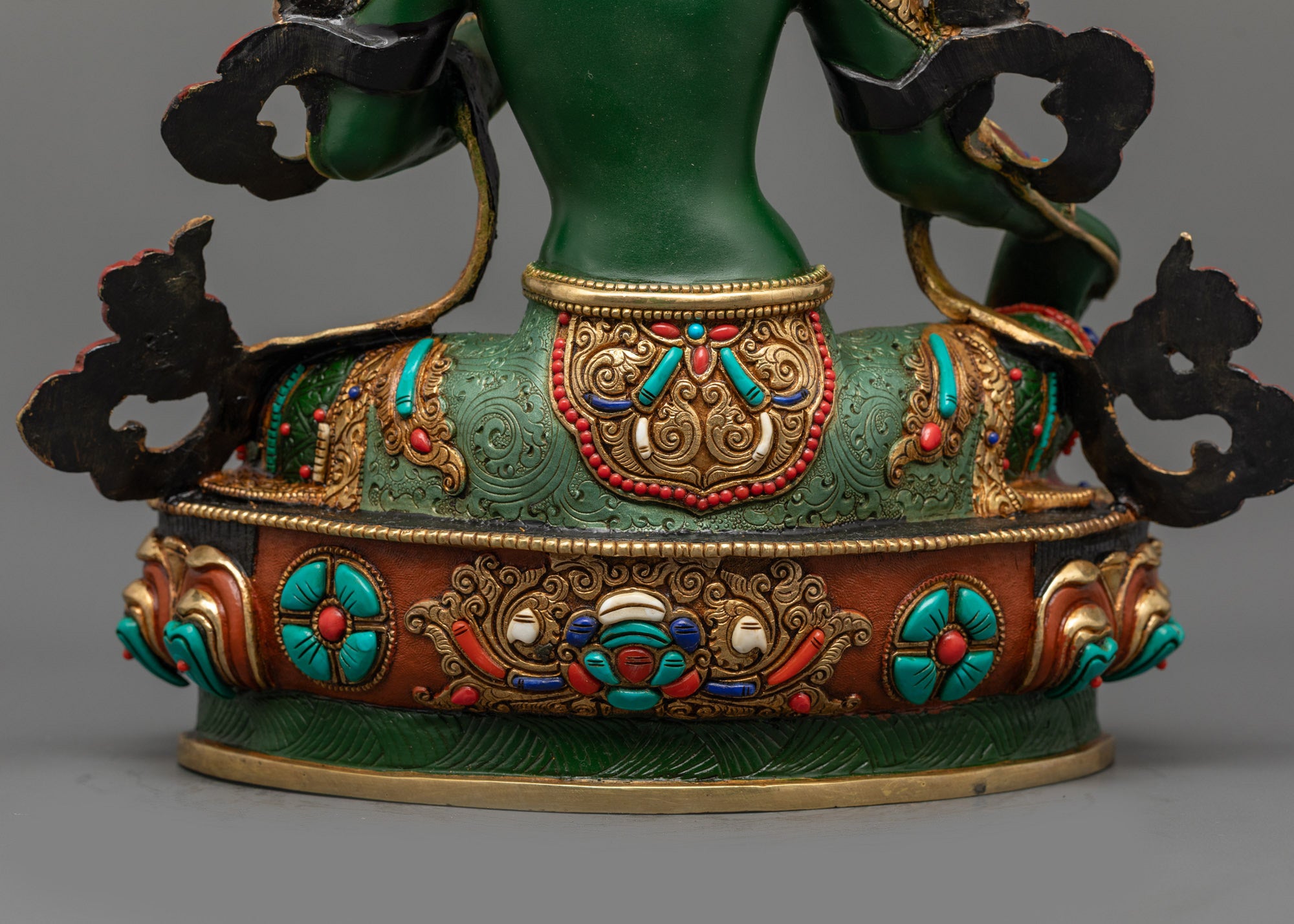 Premium Green Colored Green Tara Statue | Himalayan Artwork