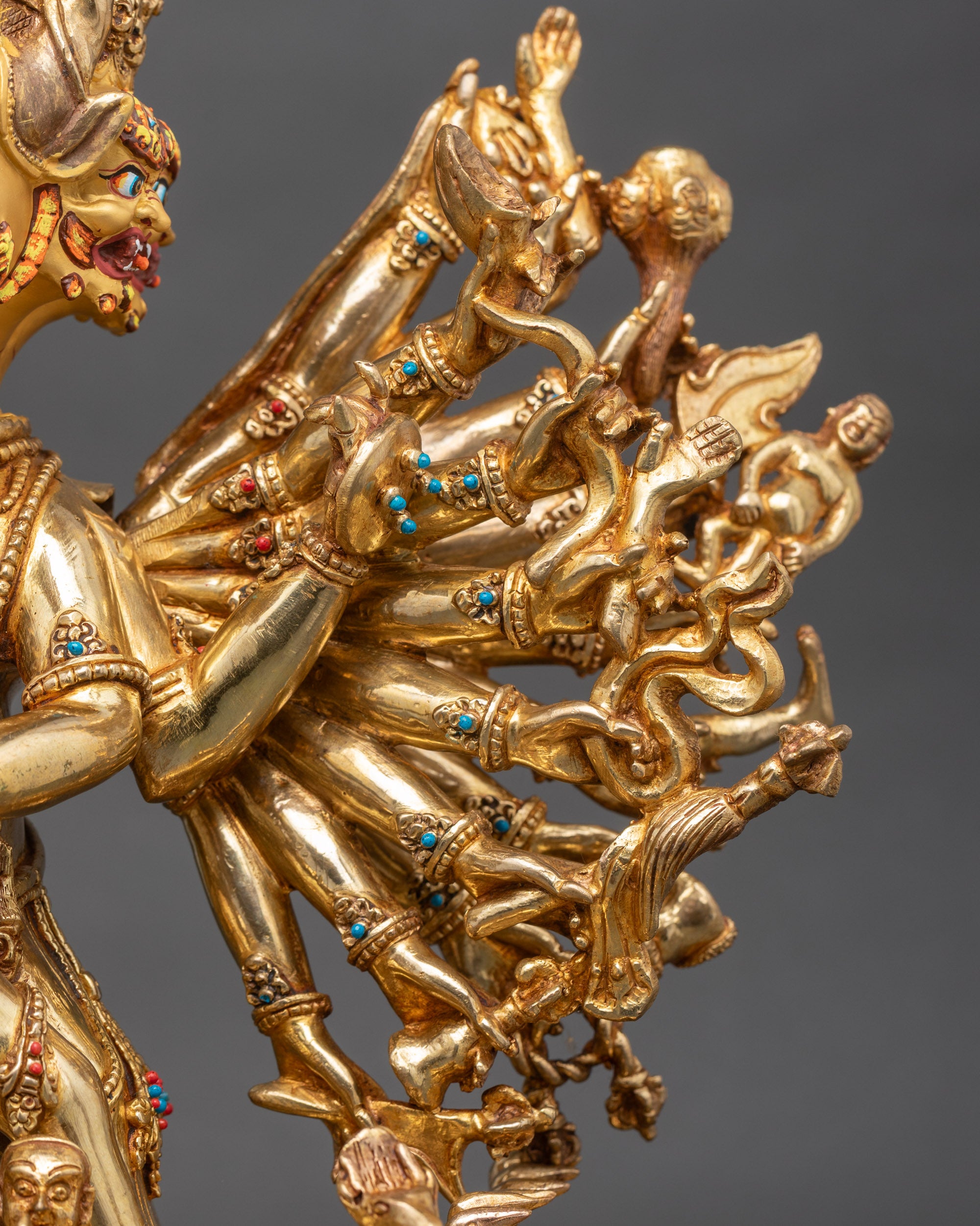 Yamantaka Tibetan Deity Statue – Wrathful Destroyer of Death