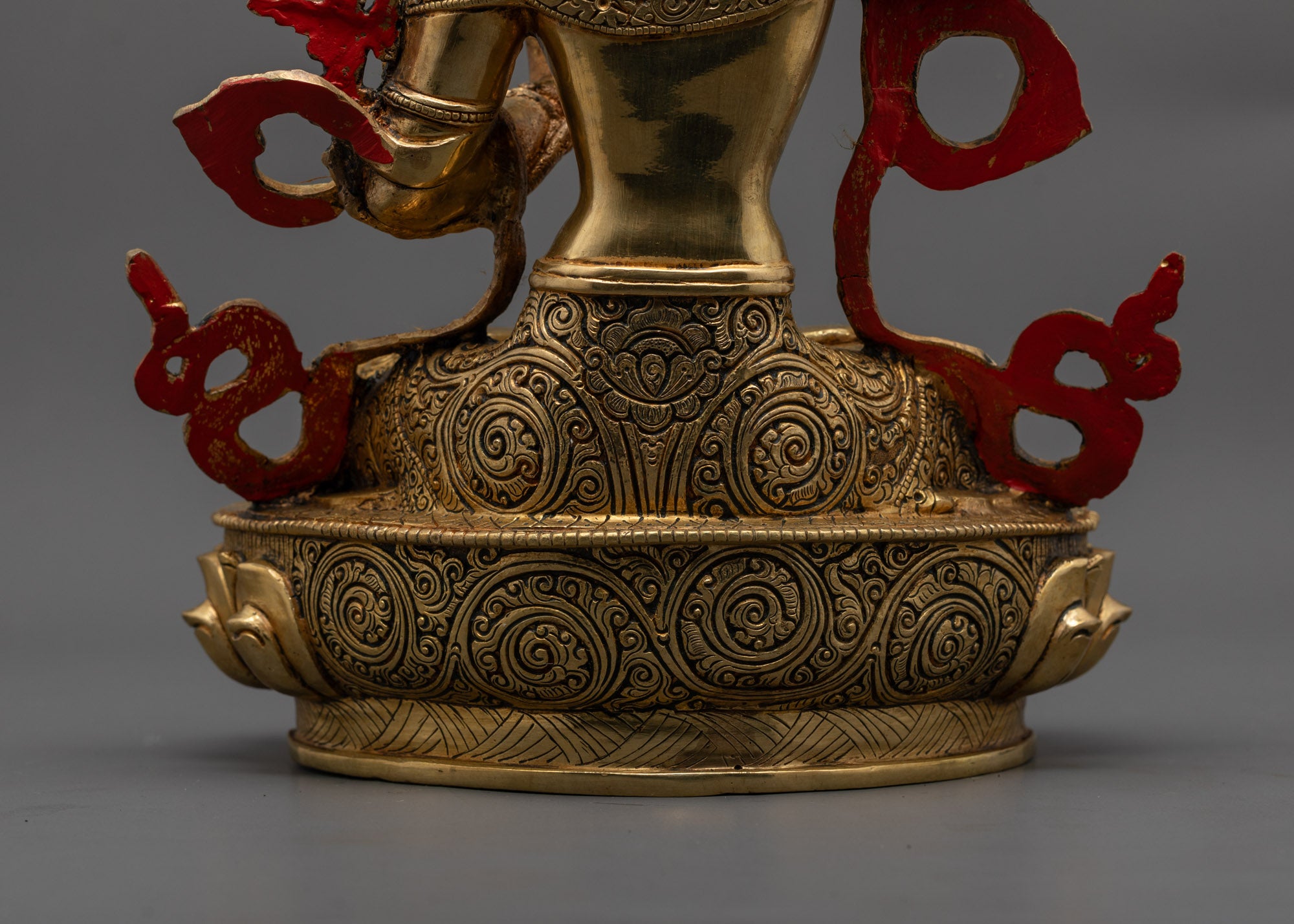 Exquisite Monju Bosatsu Statue | Traditional Nepalese Spiritual Art