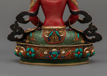 Longevity Buddha Amitayus Statue | Himalayan Buddhist Artwork
