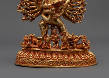 Yamantaka Yab-Yum Buddhist Statue | Powerful Tantra Ritual Art