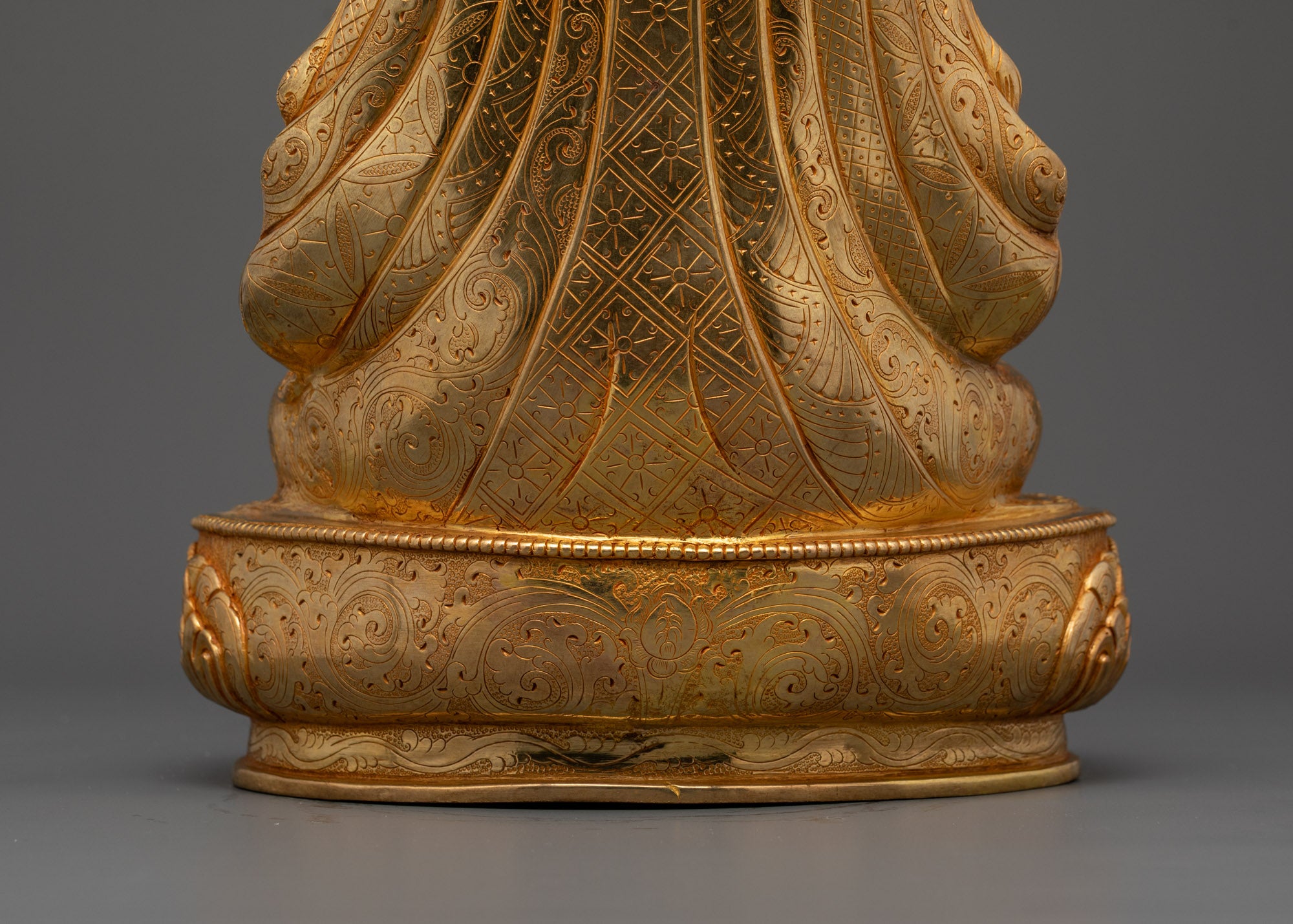 Hand-Carved Tsokye Dorje Statue | Himalayan Wisdom Deity Art