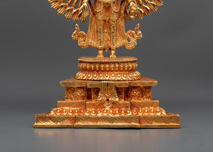 Thousand Armed Chenrezig Statue | Spiritual Buddhist Art