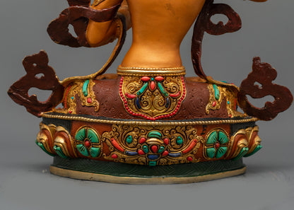 Rare Manjushri Statue | Detailed Nepalese Buddhist Artwork