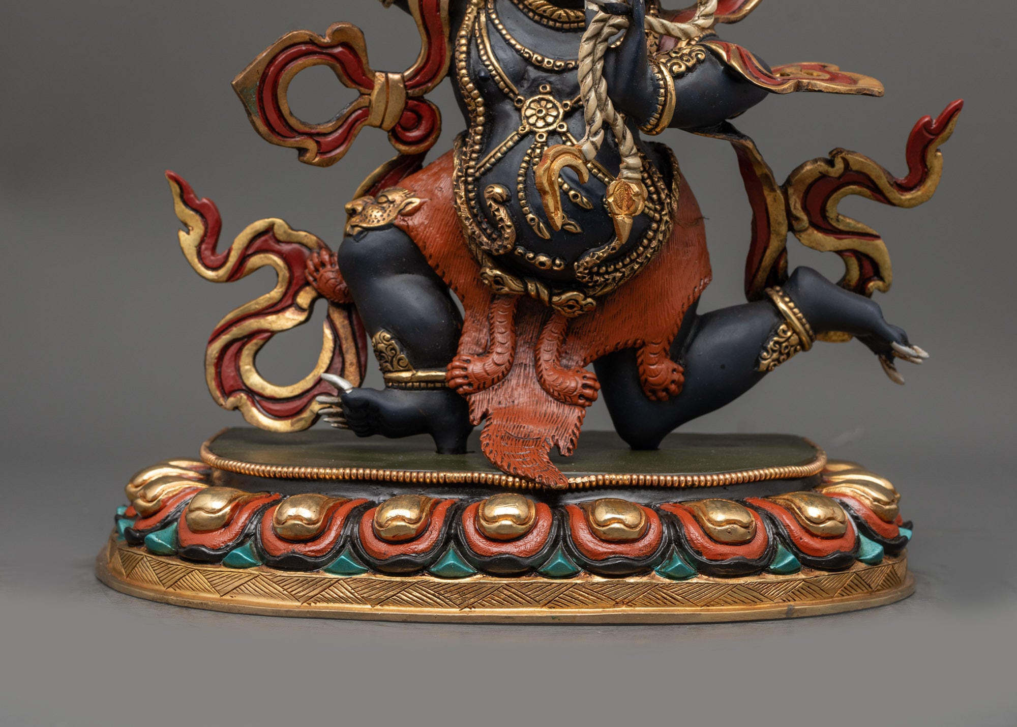 Nepalese Sankata Statue | Hand-Carved Guardian Deity Sculpture