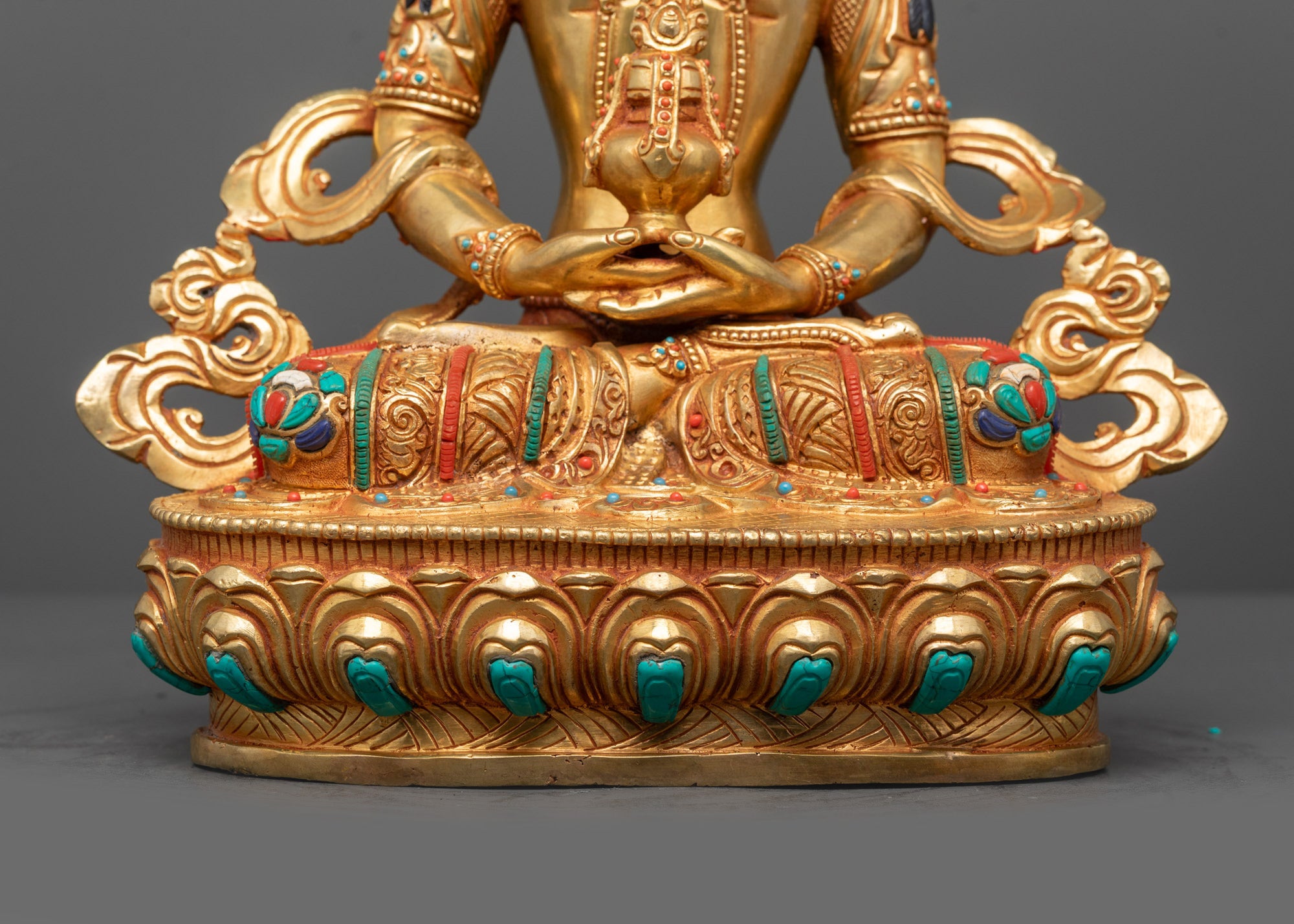 Tibetan Buddha Amitayus Statue for Long Life Blessings