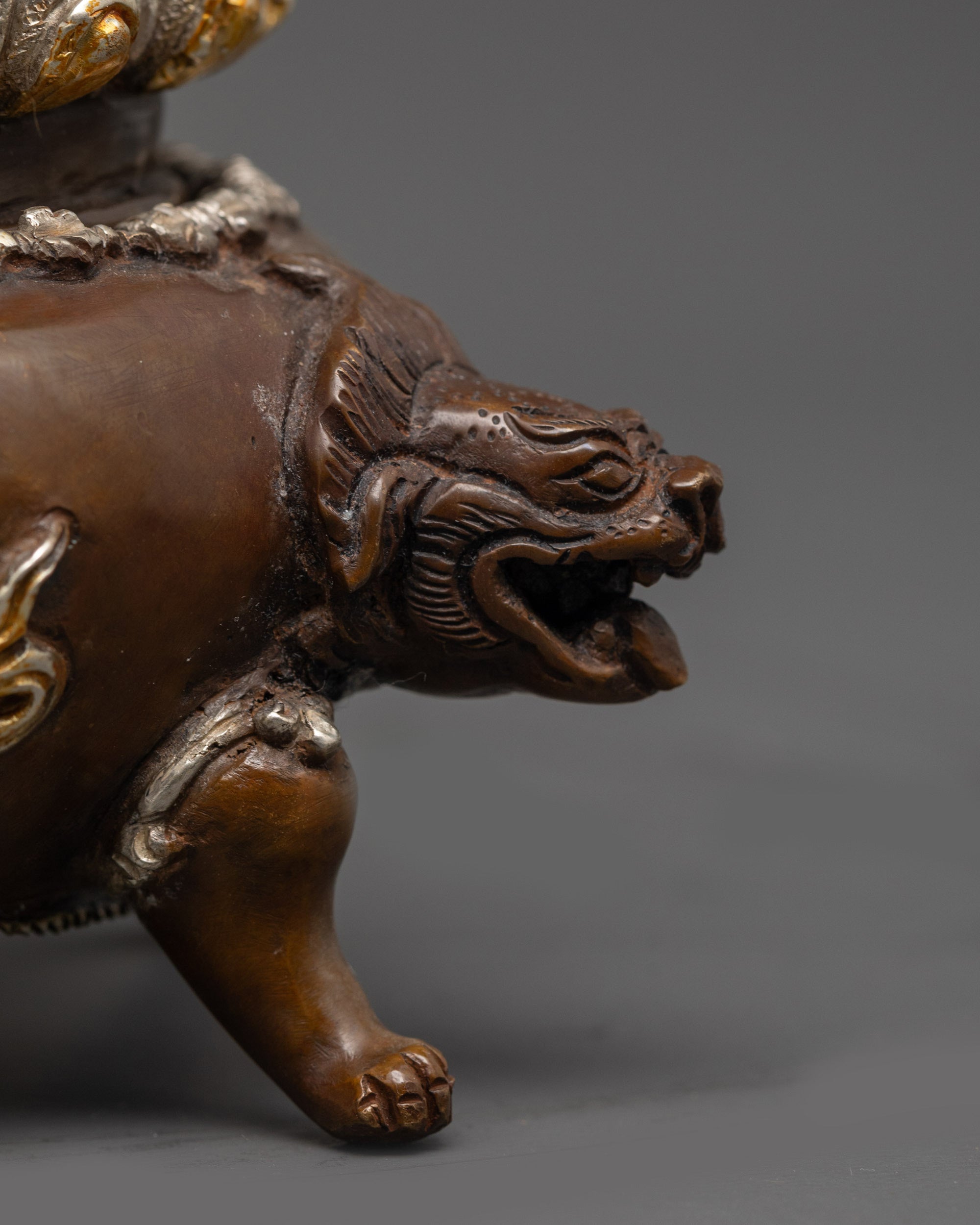 Dorje Kandro Statue | Oxidized Copper Buddhist Deity Sculpture