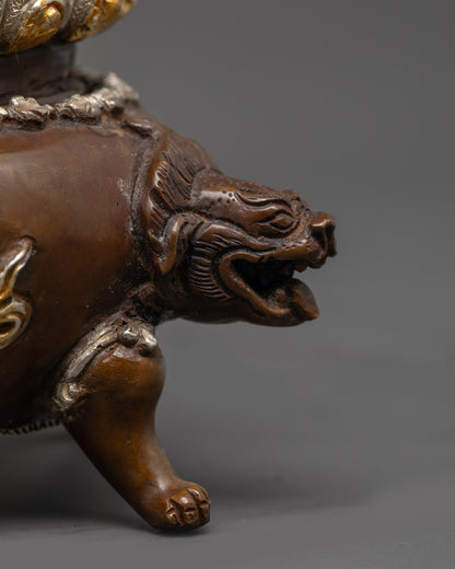 Dorje Kandro Statue | Oxidized Copper Buddhist Deity Sculpture