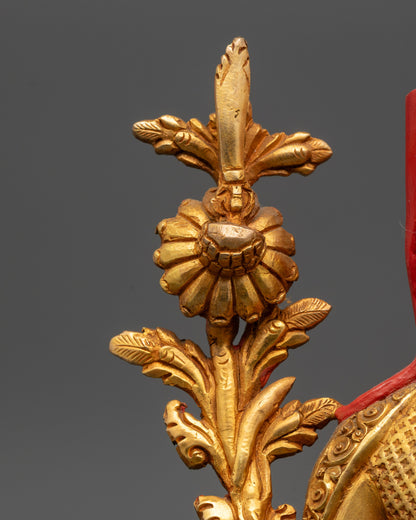 Sakya Master Set Statue | Detailed Handmade Buddhist Craft from Nepal