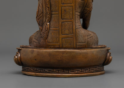 Shakyamuni Buddha Sculpture | Authentic Himalayan Buddhist Statue