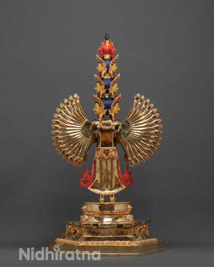 Thousand-Armed Avalokiteshvara Statue | Tibetan Buddhist Sculpture