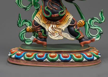 Wrathful Colored Manjushri Statue | Himalayan Sacred Art
