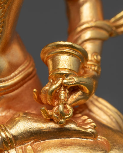 Machine-Crafted Vajrasattva Statue | Devotional Sculpture for Altar