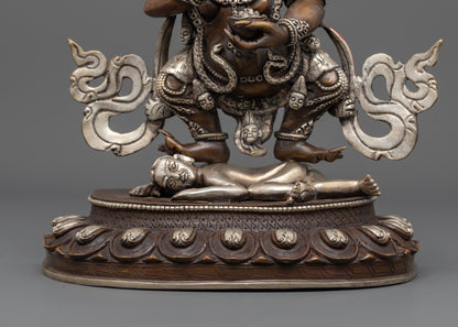 Sakya Mahakala Statue | Sacred Handcrafted Sculpture from Nepal