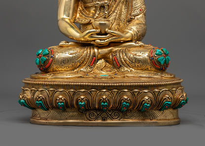 Artisan-Made Amitabha Buddha Statue | Traditional Buddhist Artwork