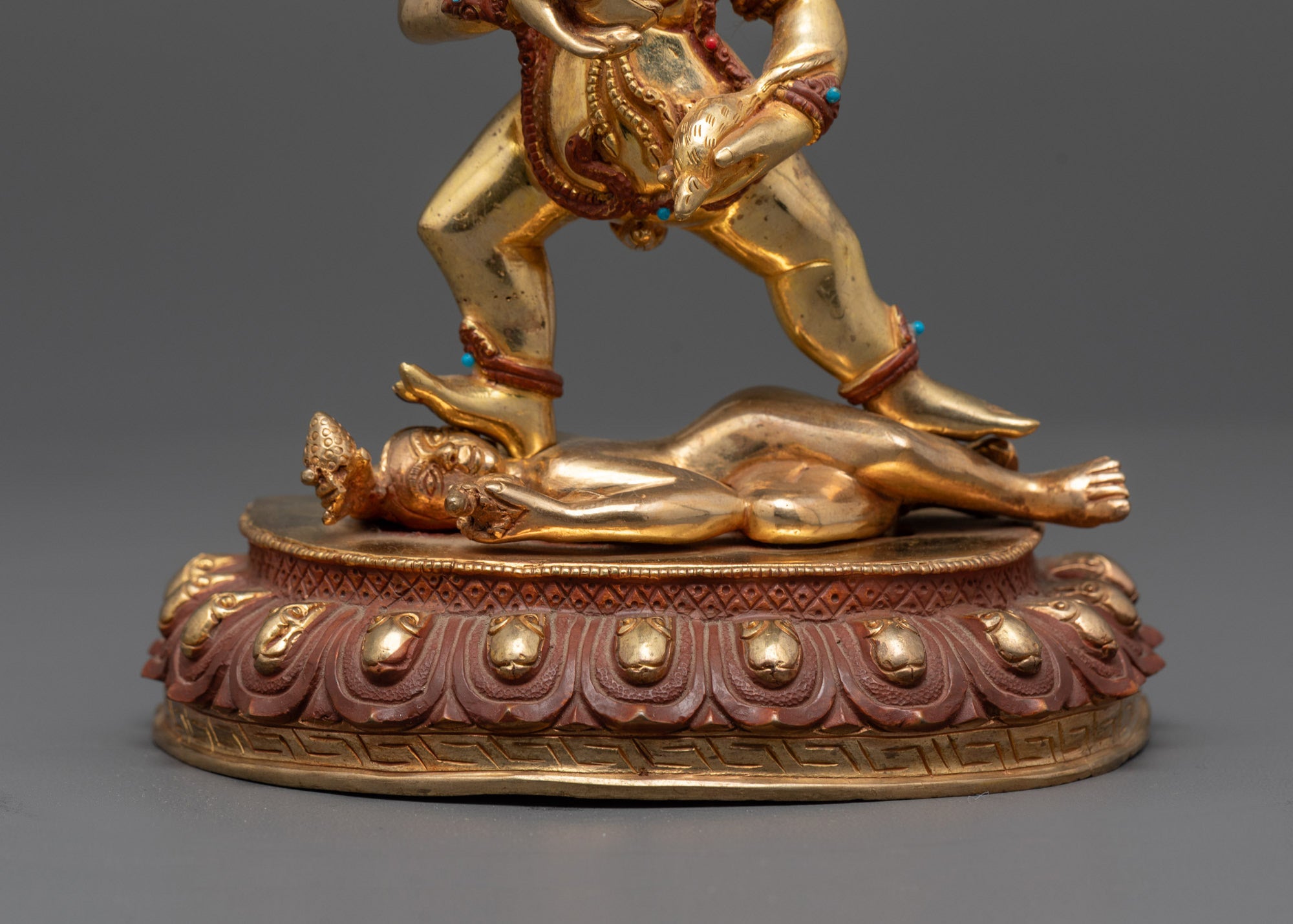 Black Dzambhala Statue | Buddhist Prosperity Protector