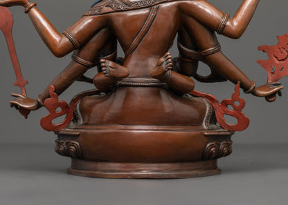 Guhyasamaja Union Statue | Vajrayana Buddhist Sculpture for Altars