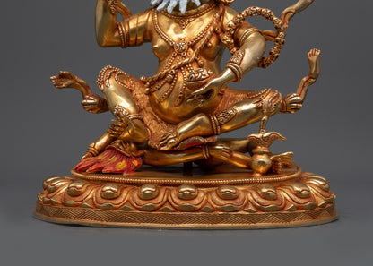 Brahmanrupa Mahakala Statue | Traditional Tantric Buddhist Statue