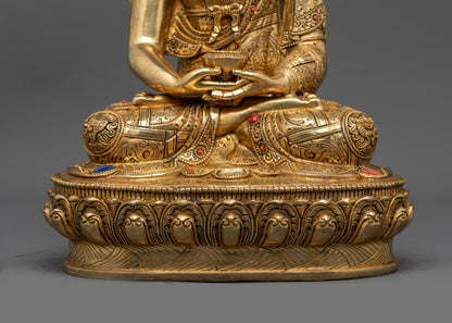 Tibetan Amitabha Buddha Statue | Traditional Nepalese Lost Wax Craft