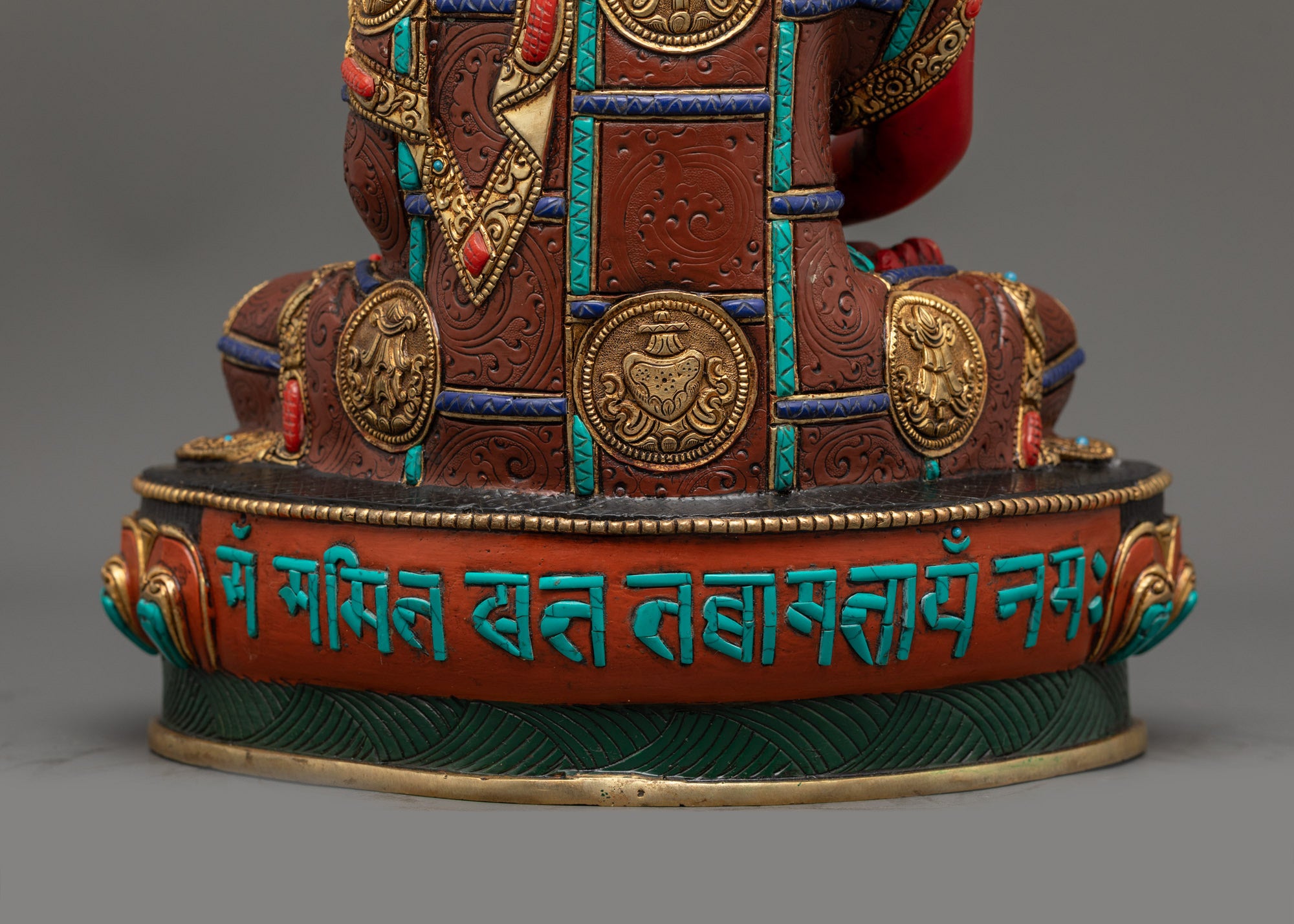 Serene Amitabha Buddha Sculpture | Nepalese Handmade Buddhist Statue